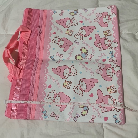 My Melody Pink Laptop/ File Bag - Picture 4 of 14